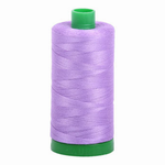Aurifil embroidery thread spool in Violet (2520) - 40wt 1000m