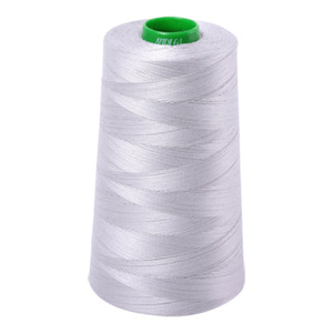 Aurifil embroidery thread spool in Aluminium (2615) - 40wt 4700m