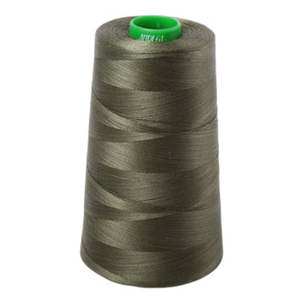 Aurifil embroidery thread spool in Army Green (2905) - 40wt 4700m