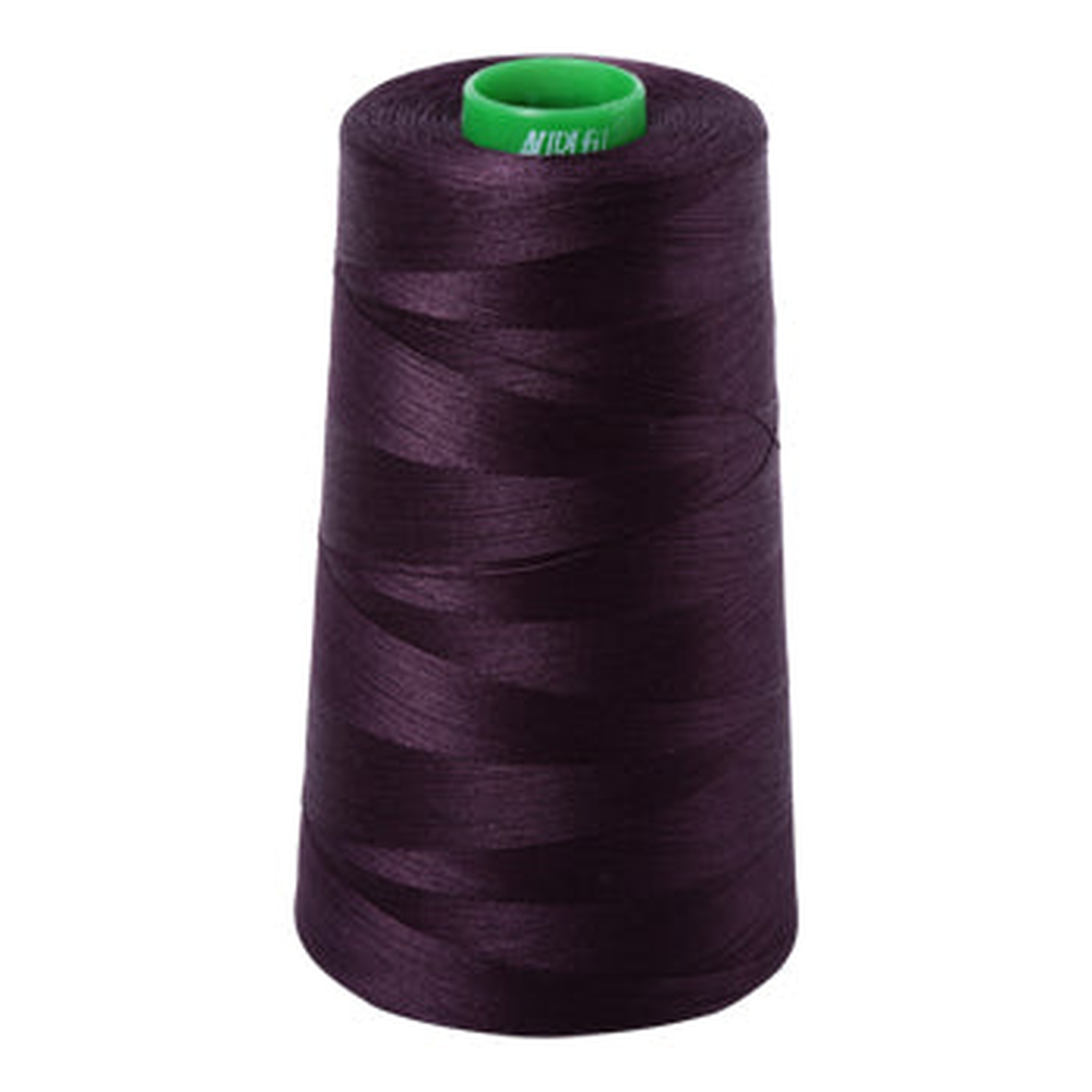 Aurifil embroidery thread spool in Aubergine (2570) - 40wt 4700m