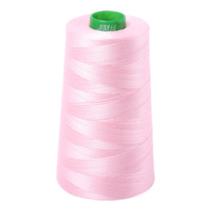 Aurifil embroidery thread spool in Baby Pink (2423) - 40wt 4700m