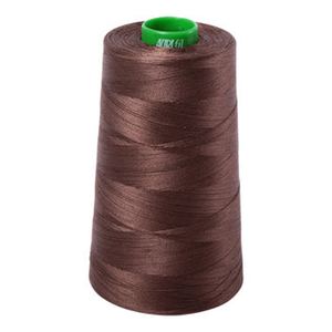 Aurifil embroidery thread spool in Bark (1140) - 40wt 4700m