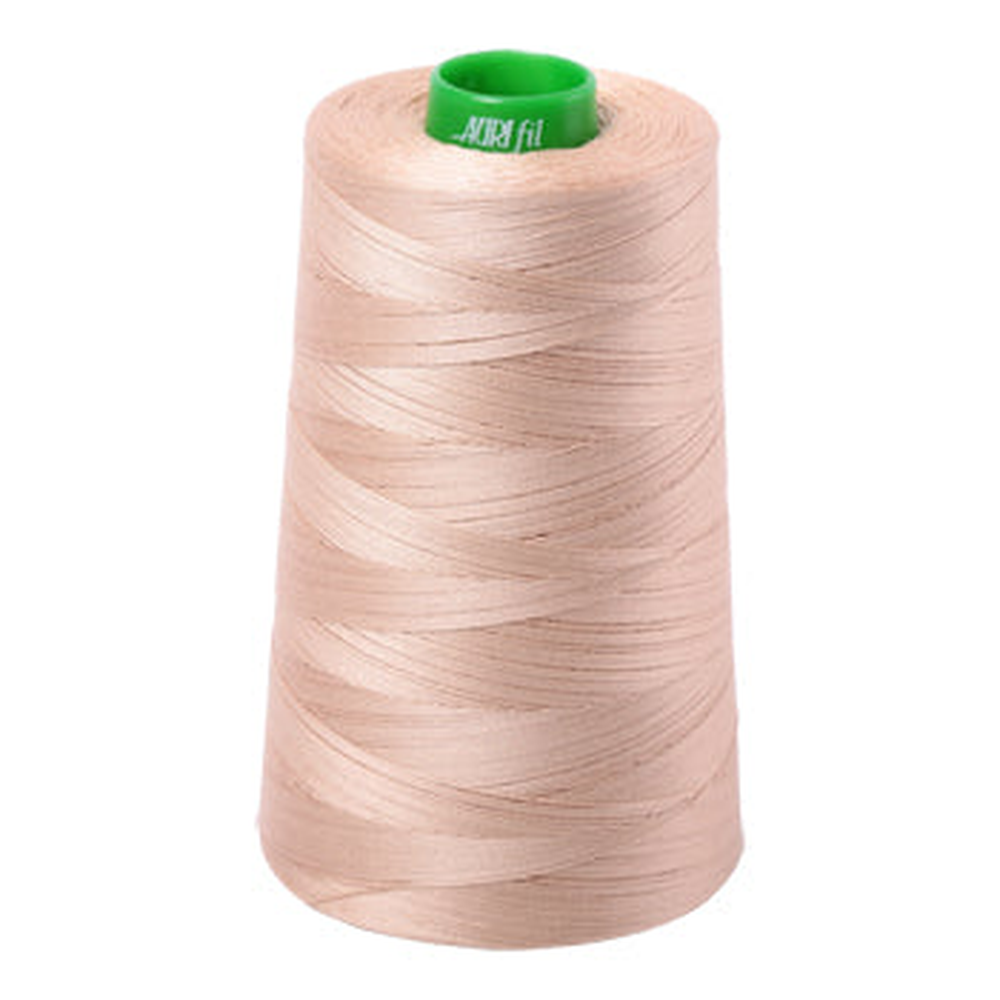 Aurifil embroidery thread spool in Beige (2314) - 40wt 4700m