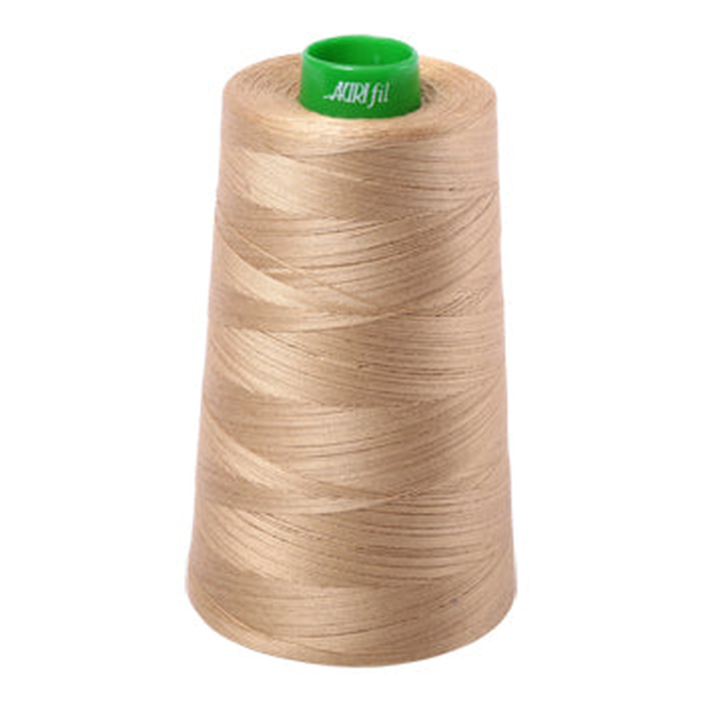 Aurifil embroidery thread spool in Blond Beige (5010) - 40wt 4700m