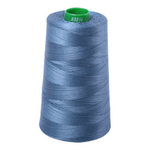 Aurifil embroidery thread spool in Blue Grey (1126) - 40wt 4700m