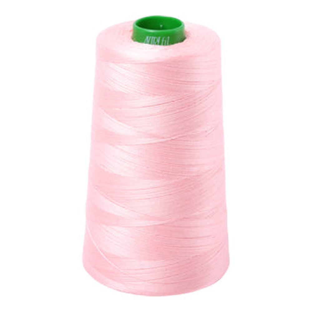 Aurifil embroidery thread spool in Blush (2415) - 40wt 4700m