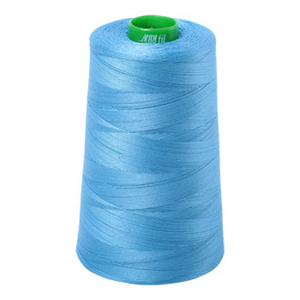 Aurifil embroidery thread spool in Bright Teal (1320) - 40wt 4700m