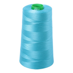 Aurifil embroidery thread spool in Bright Turquoise (5005) - 40wt 4700m