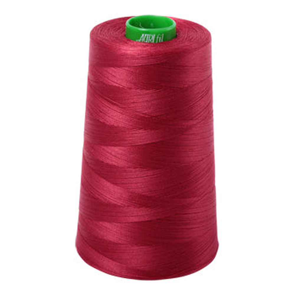 Aurifil embroidery thread spool in Burgundy (1103) - 40wt 4700m