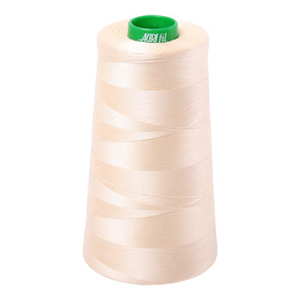 Aurifil embroidery thread spool in Butter (2123) - 40wt 4700m