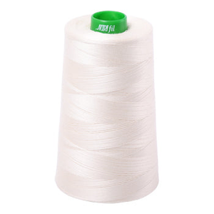 Aurifil embroidery thread spool in Chalk (2026) - 40wt 4700m