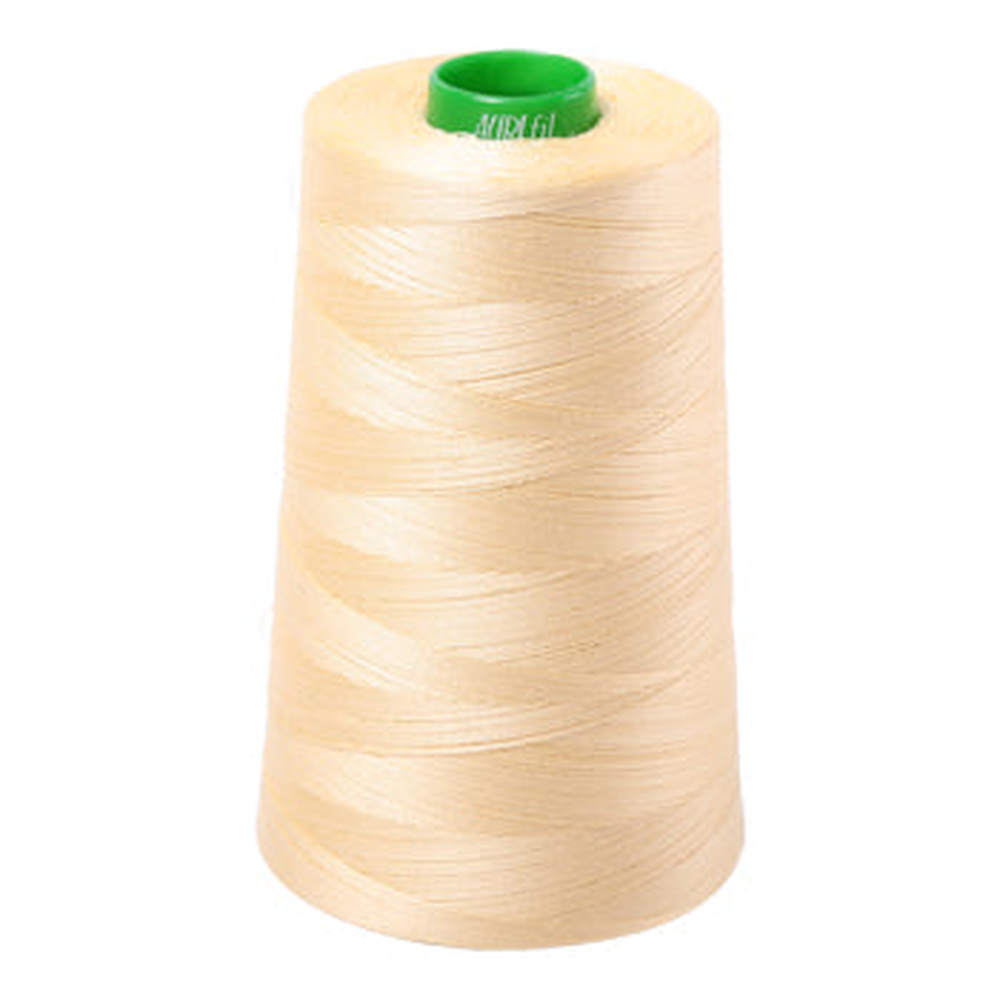 Aurifil embroidery thread spool in Champagne (2105) - 40wt 4700m
