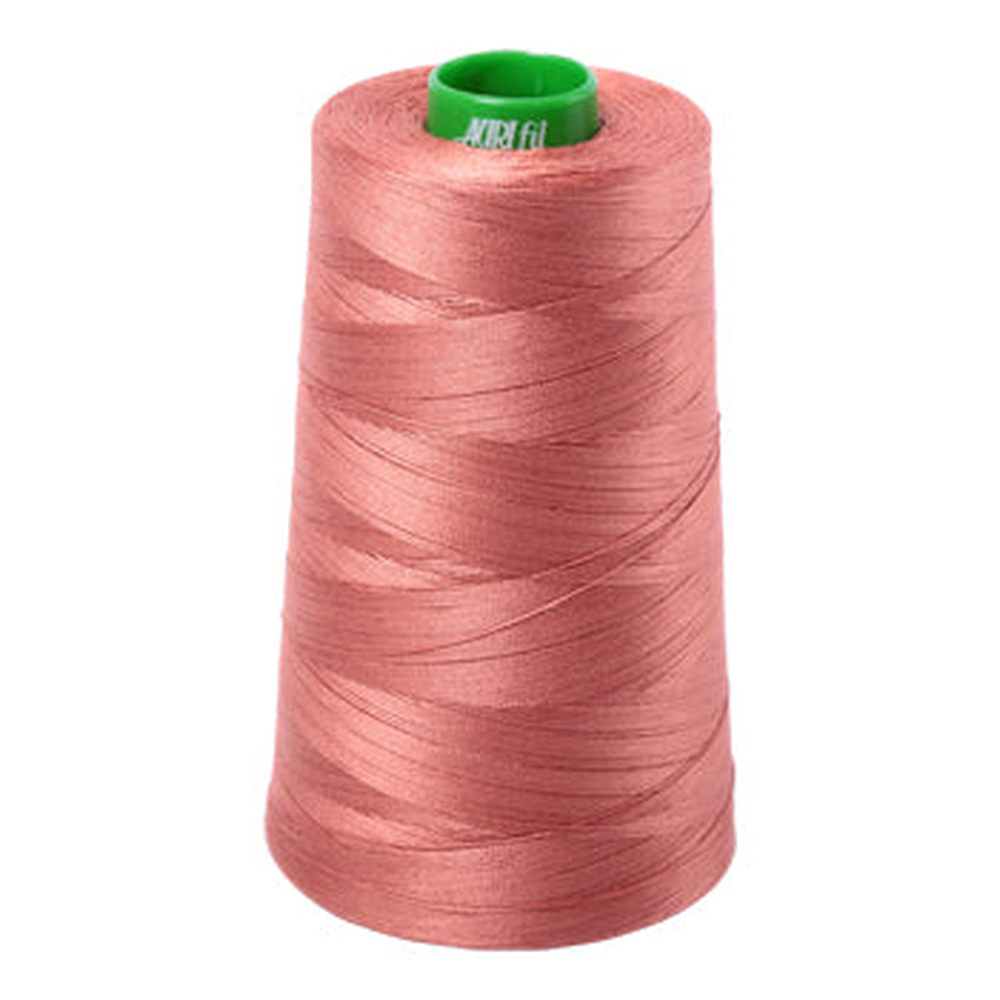 Aurifil embroidery thread spool in Cinnabar (6728) - 40wt 4700m