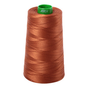 Aurifil embroidery thread spool in Cinnamon (2155) - 40wt 4700m