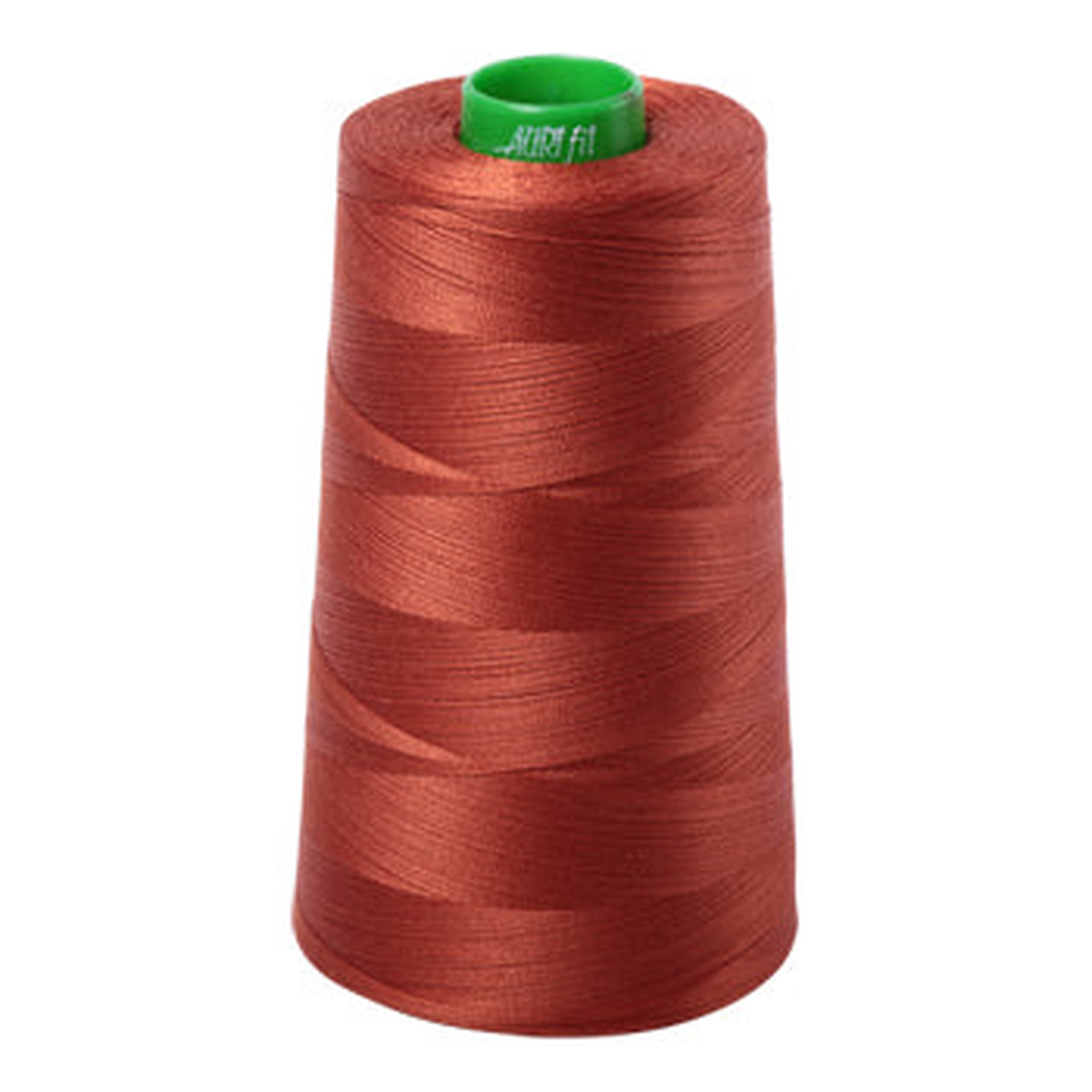 Aurifil embroidery thread spool in Copper (2350) - 40wt 4700m