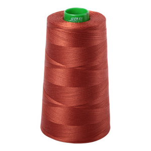 Aurifil embroidery thread spool in Copper (2350) - 40wt 4700m