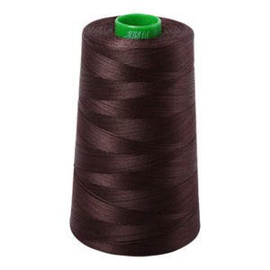 Aurifil embroidery thread spool in Dark Brown (5024) - 40wt 4700m