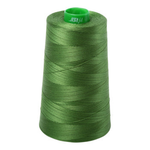 Aurifil embroidery thread spool in Dark Grass Green (5018) - 40wt 4700m