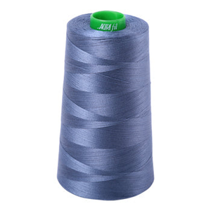 Aurifil embroidery thread spool in Dark Grey Blue (1248) - 40wt 4700m