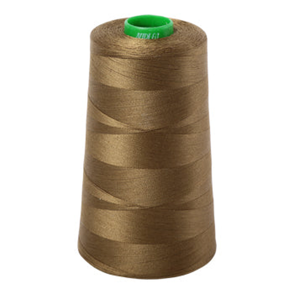 Aurifil embroidery thread spool in Dark Olive (4173) - 40wt 4700m