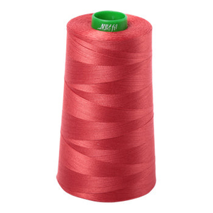 Aurifil embroidery thread spool in Dark Red Orange (2255) - 40wt 4700m