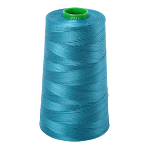 Aurifil embroidery thread spool in Dark Turquoise (4182) - 40wt 4700m
