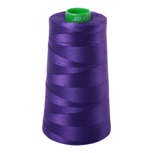 Aurifil embroidery thread spool in Dark Violet (2582) - 40wt 4700m