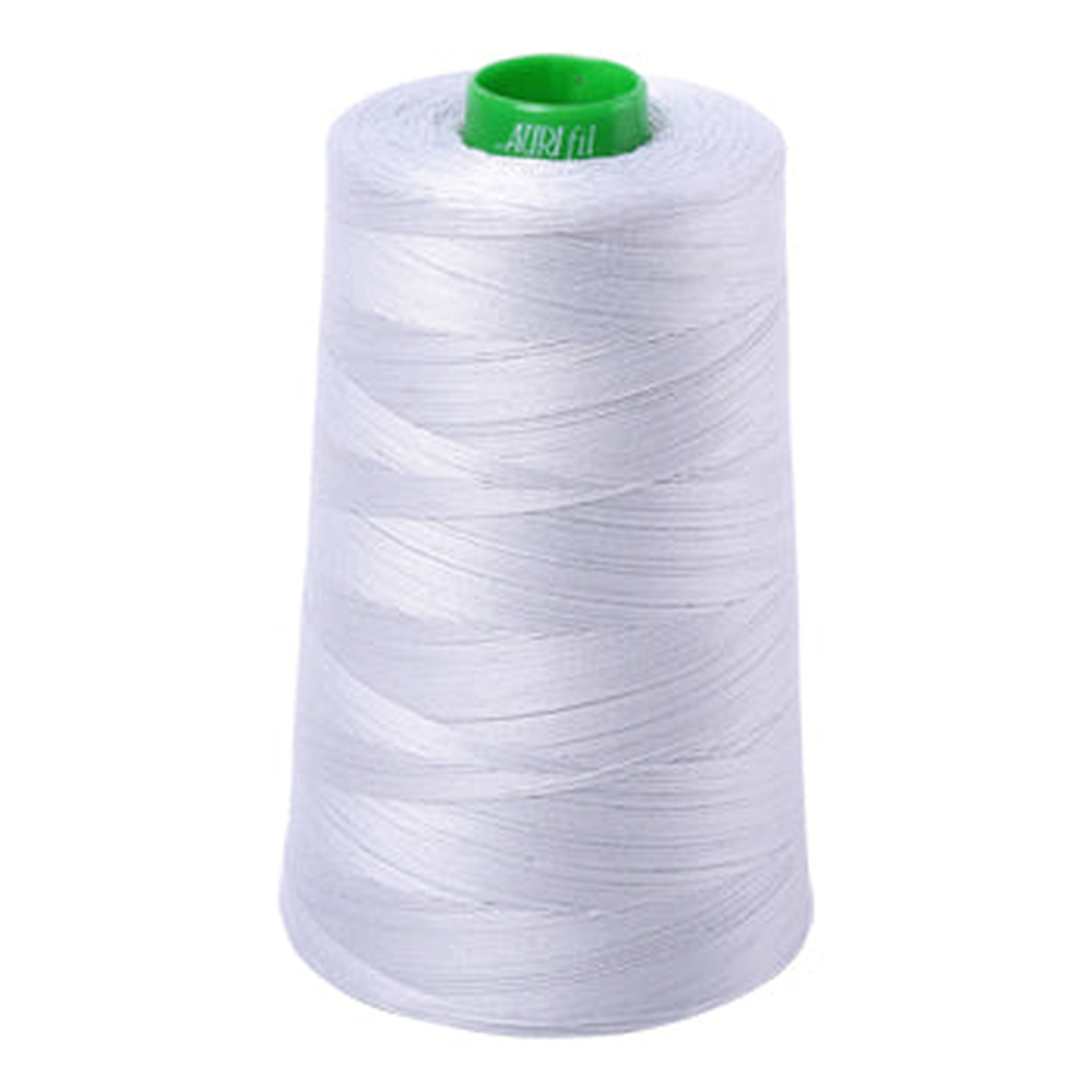 Aurifil embroidery thread spool in Dove (2600) - 40wt 4700m