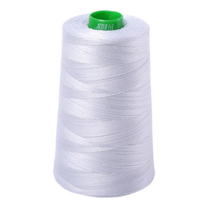 Aurifil embroidery thread spool in Dove (2600) - 40wt 4700m