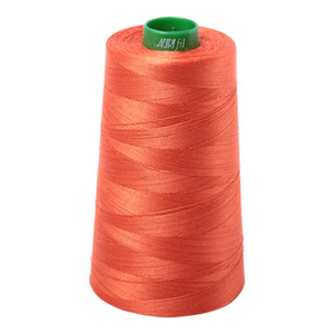 Aurifil embroidery thread spool in Dusty Orange (1154) - 40wt 4700m