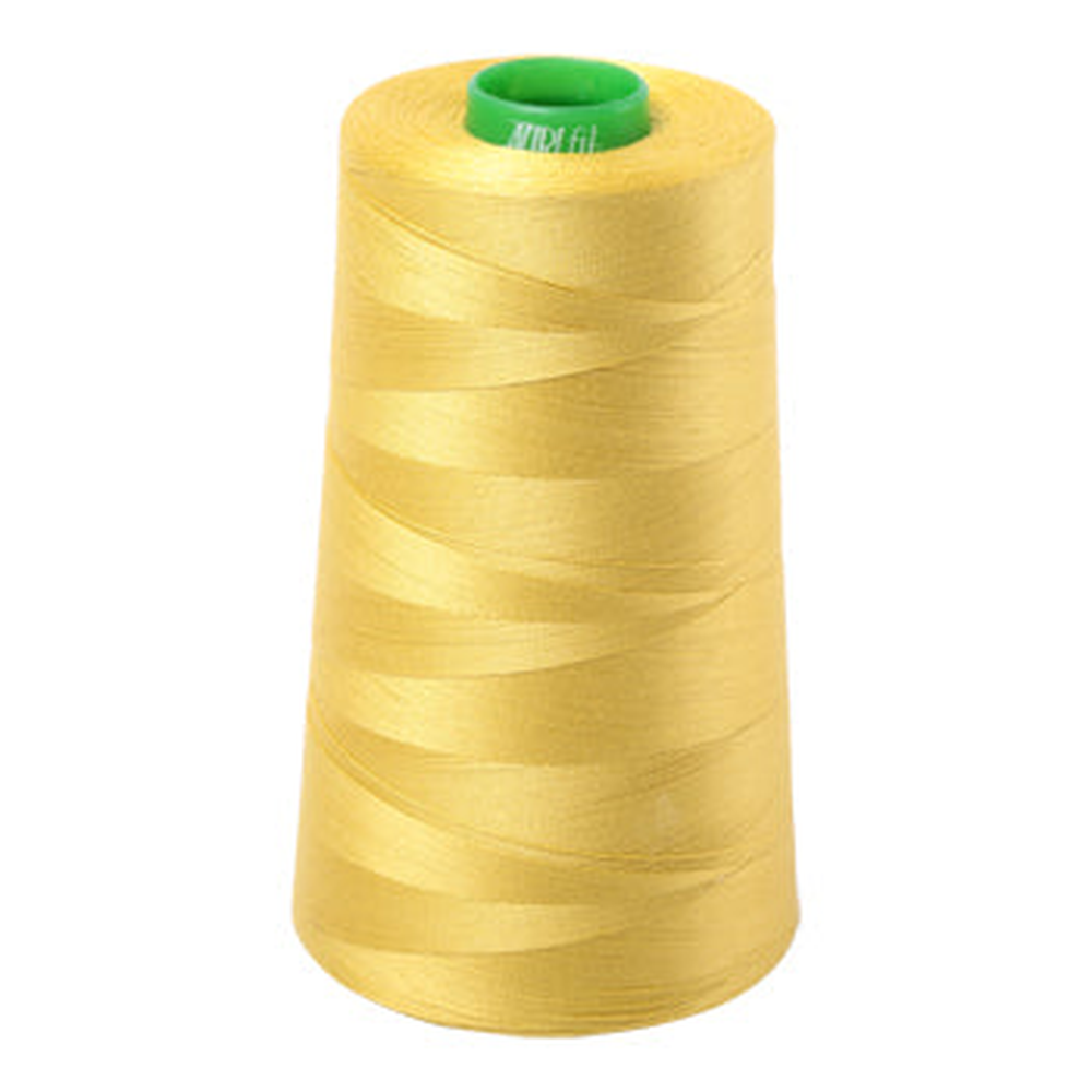 Aurifil embroidery thread spool in Gold Yellow (5015) - 40wt 4700m