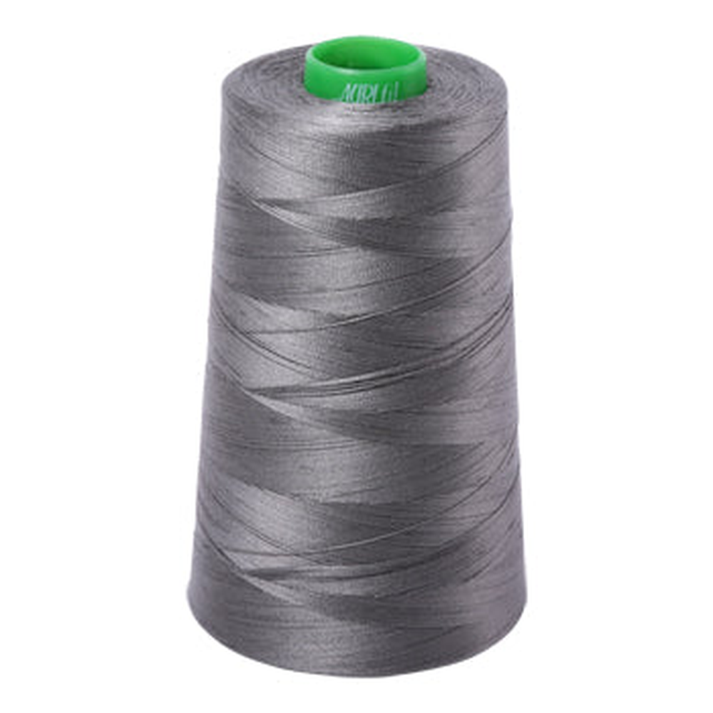 Aurifil embroidery thread spool in Grey Smoke (5004) - 40wt 4700m