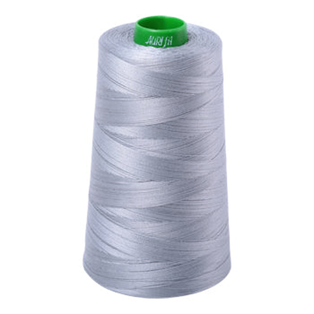Aurifil embroidery thread spool in Light Blue Grey (2610) - 40wt 4700m