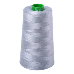 Aurifil embroidery thread spool in Light Blue Grey (2610) - 40wt 4700m