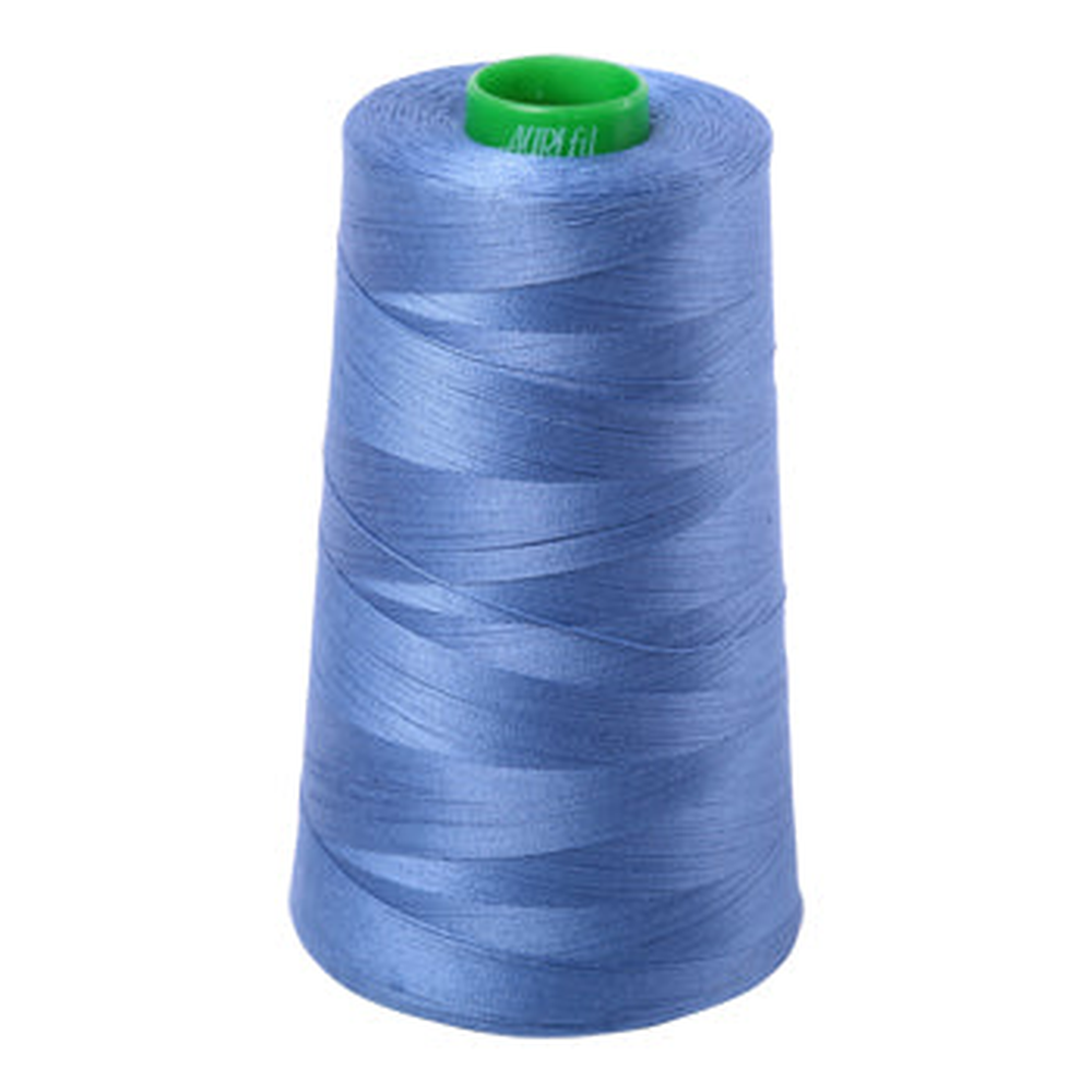 Aurifil embroidery thread spool in Light Blue Violet (1128) - 40wt 4700m