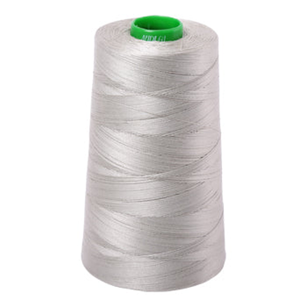 Aurifil embroidery thread spool in Light Grey (5021) - 40wt 4700m