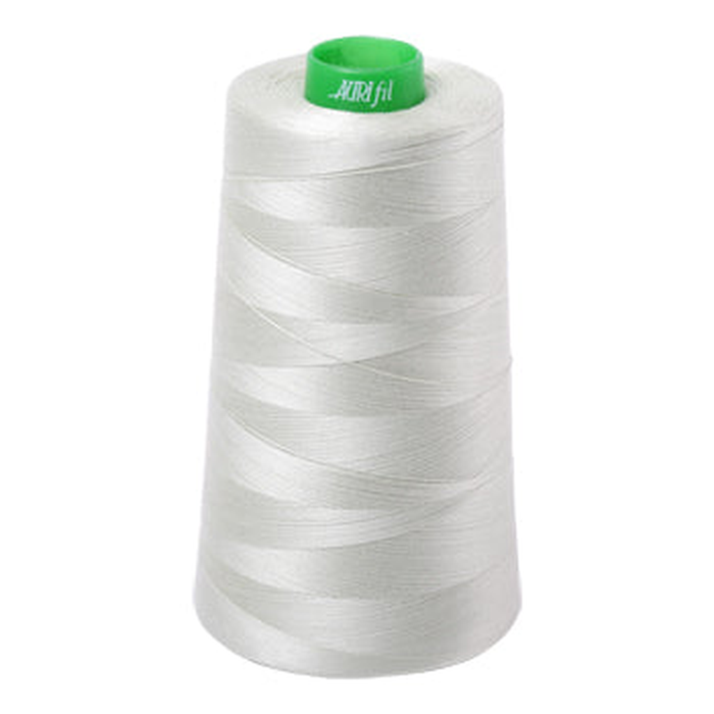Aurifil embroidery thread spool in Light Grey Green (2843) - 40wt 4700m