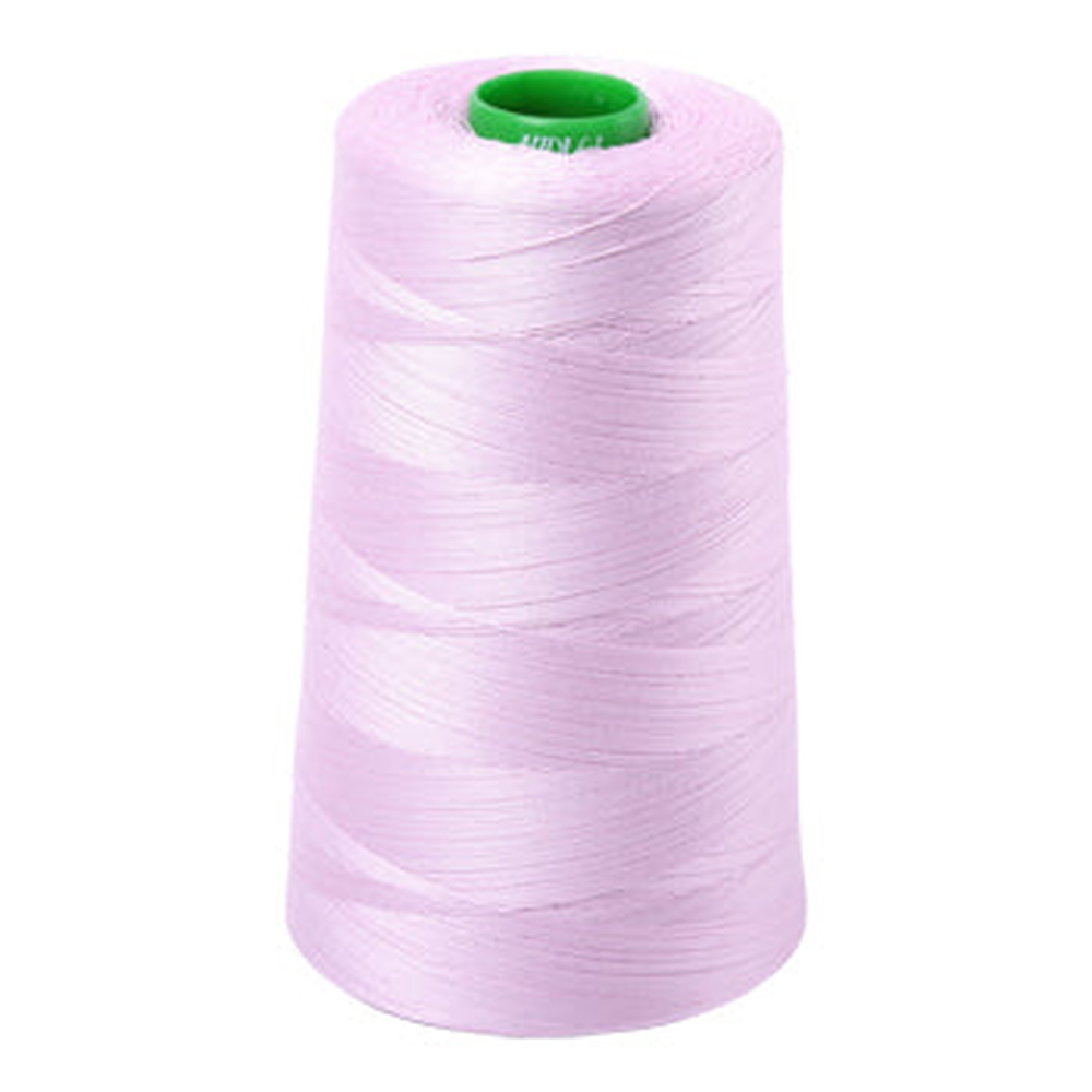 Aurifil embroidery thread spool in Light Lilac (2510) - 40wt 4700m
