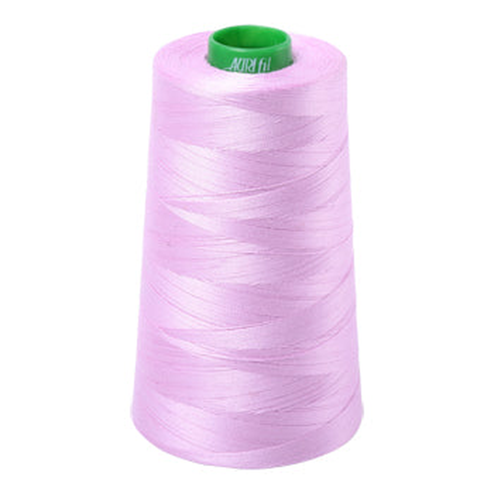 Aurifil embroidery thread spool in Light Orchid (2515) - 40wt 4700m