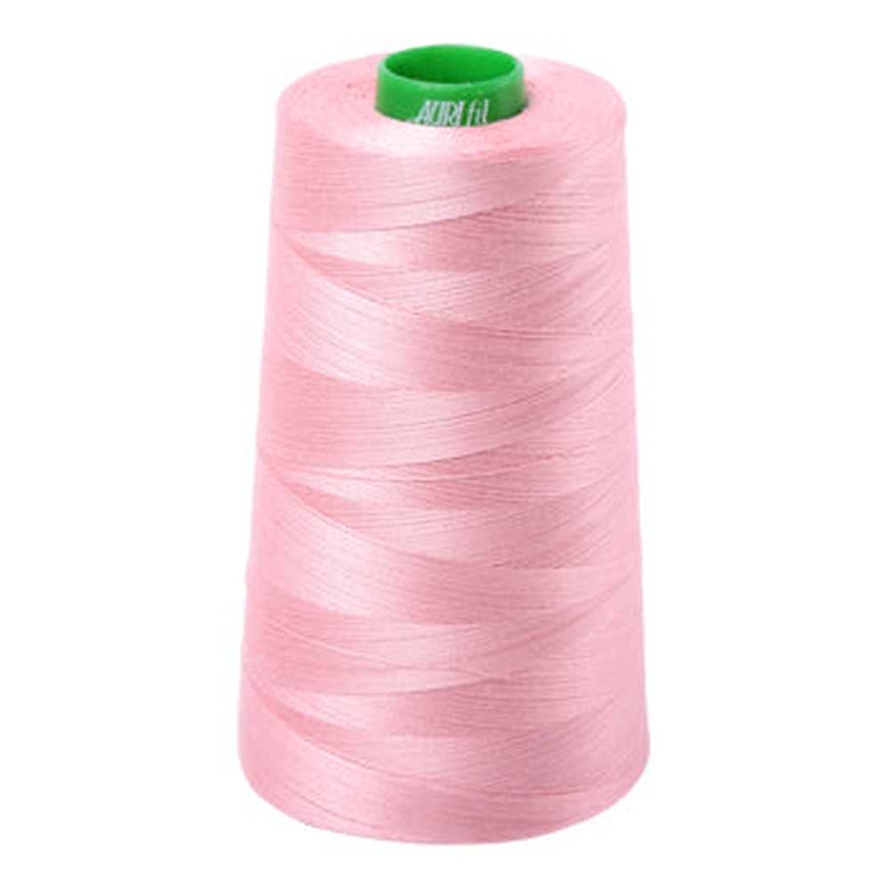 Aurifil embroidery thread spool in Light Peony (2437) - 40wt 4700m