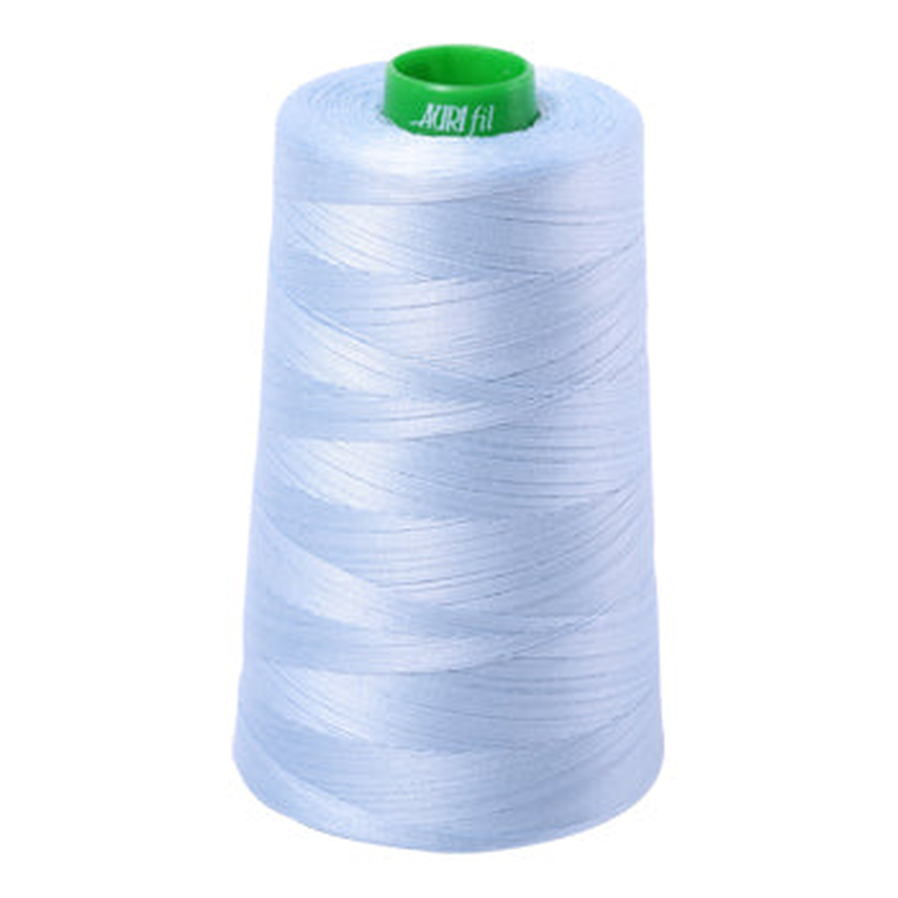 Aurifil embroidery thread spool in Light Robins Egg (2710) - 40wt 4700m