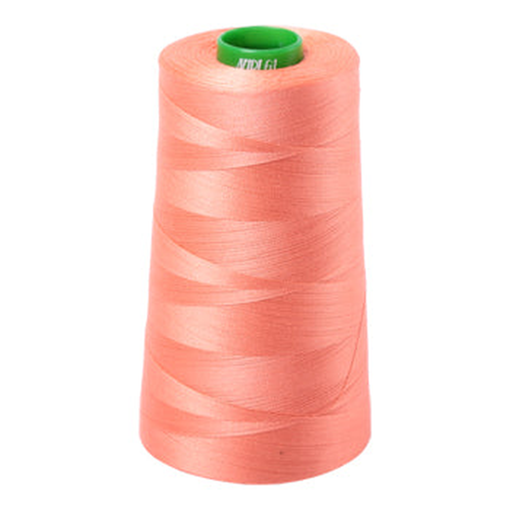 Aurifil embroidery thread spool in Light Salmon (2220) - 40wt 4700m