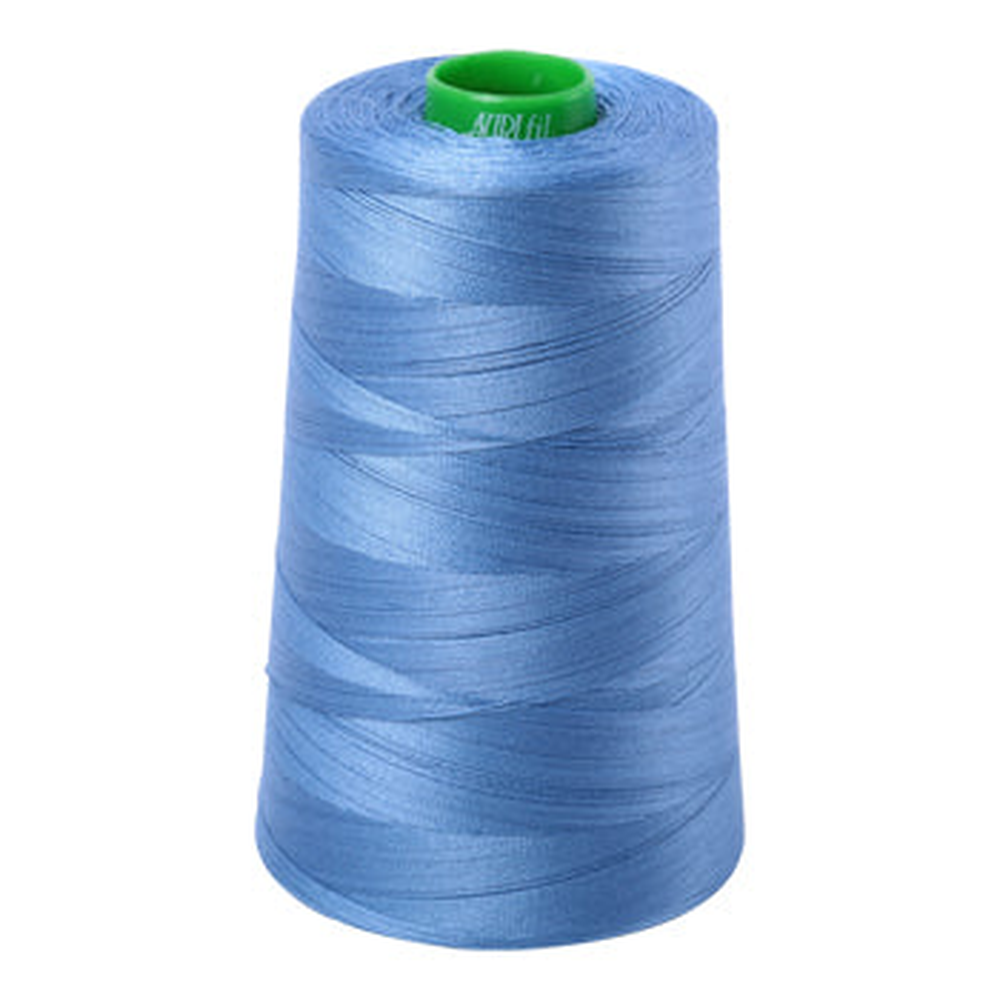 Aurifil embroidery thread spool in Light Wedgewood (2725) - 40wt 4700m