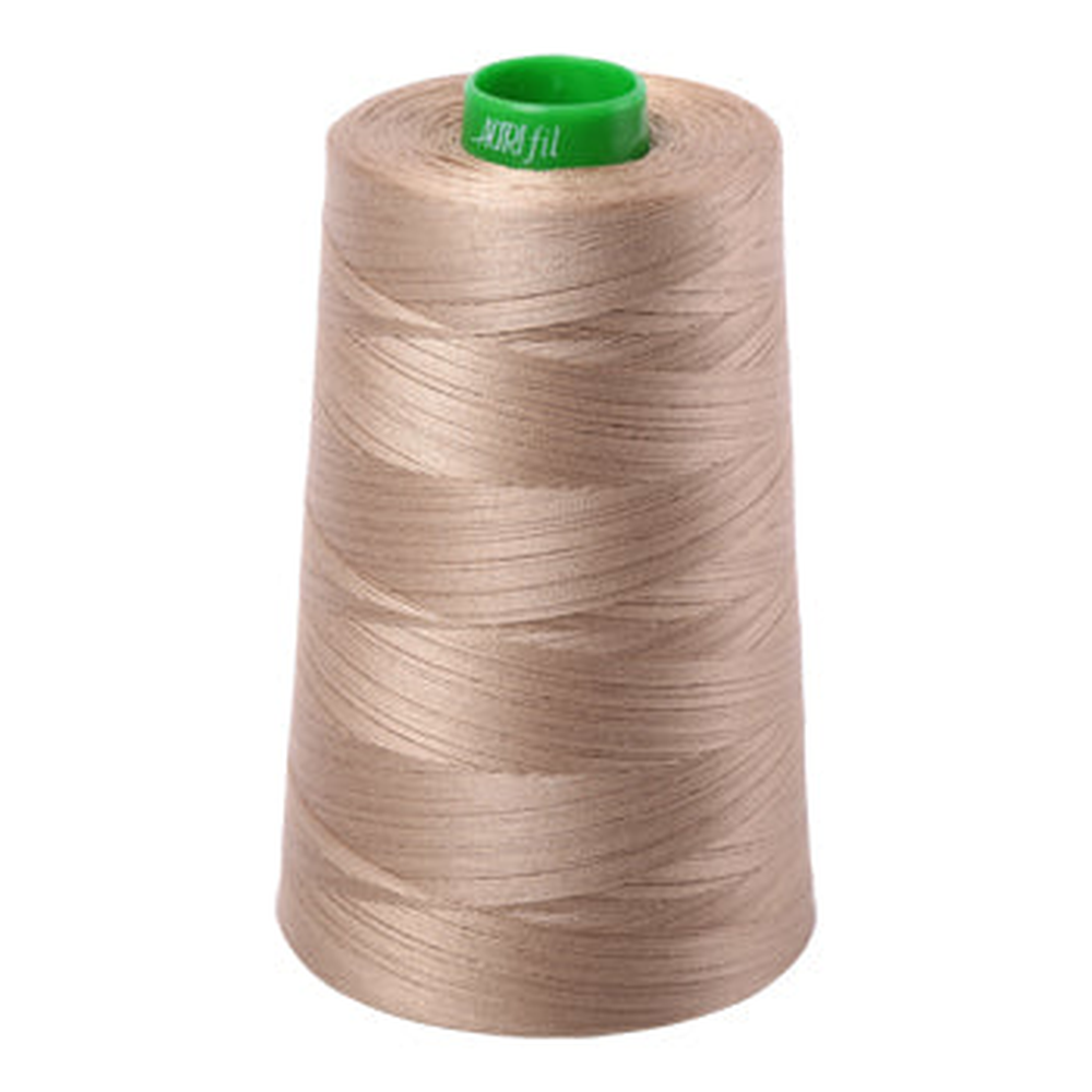 Aurifil embroidery thread spool in Linen (2325) - 40wt 4700m