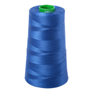 Aurifil embroidery thread spool in Medium Blue (2735) - 40wt 4700m