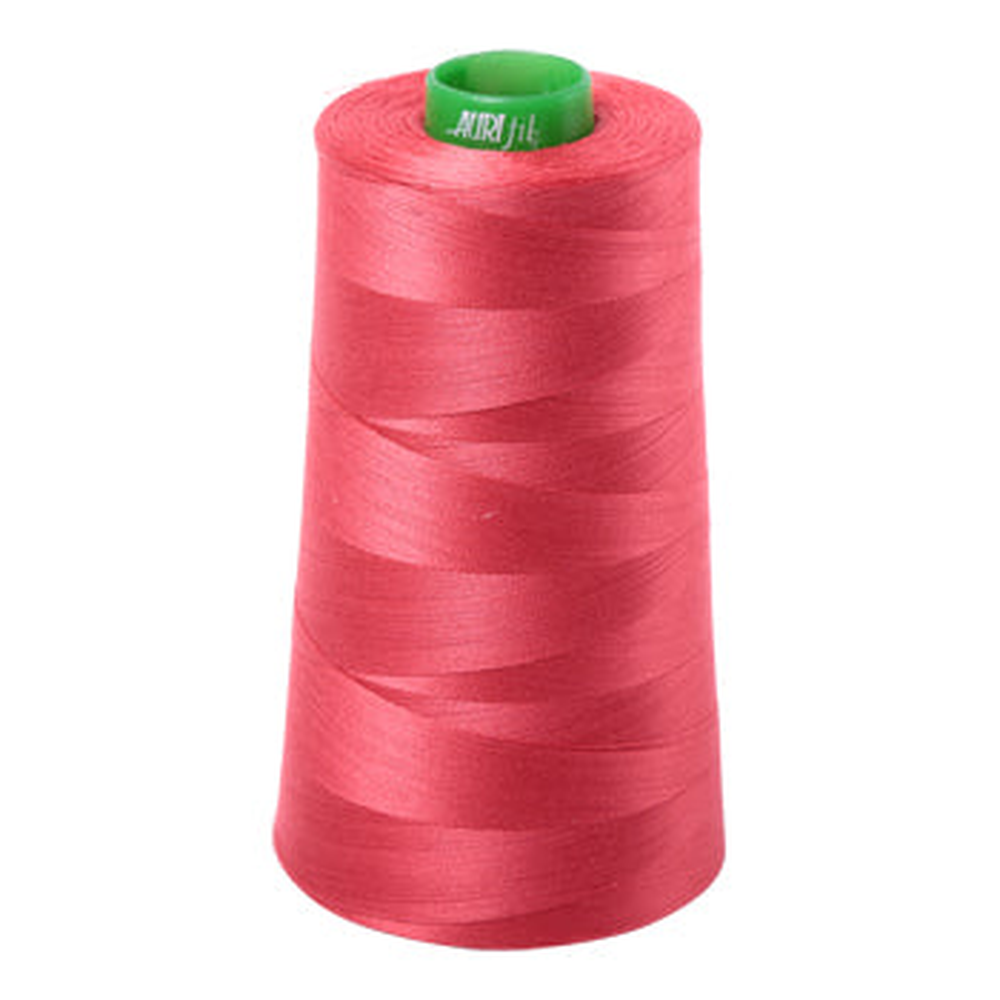 Aurifil embroidery thread spool in Medium Red (5002) - 40wt 4700m