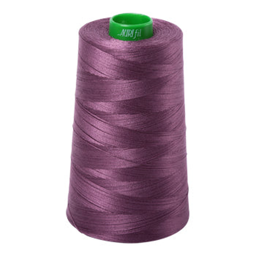 Aurifil embroidery thread spool in Mulberry (2568) - 40wt 4700m