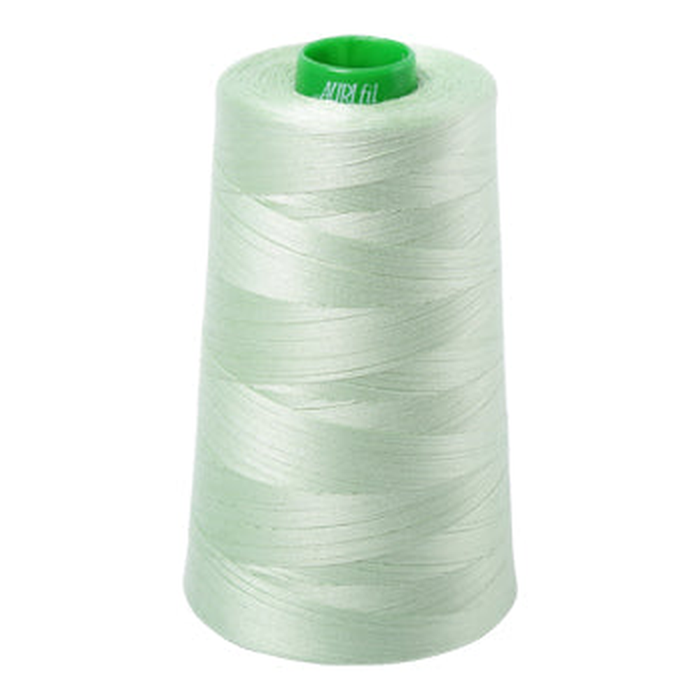Aurifil embroidery thread spool in Pale Green (2880) - 40wt 4700m