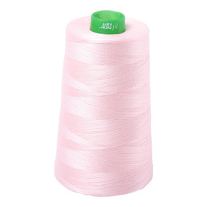 Aurifil embroidery thread spool in Pale Pink (2410) - 40wt 4700m