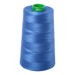 Aurifil embroidery thread spool in Peacock Blue (6738) - 40wt 4700m